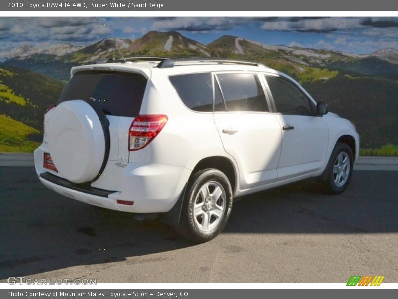 Super White / Sand Beige 2010 Toyota RAV4 I4 4WD
