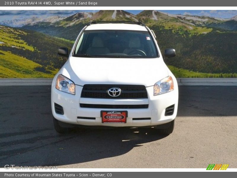 Super White / Sand Beige 2010 Toyota RAV4 I4 4WD