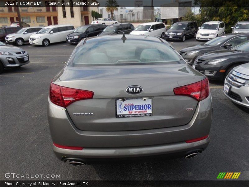 Titanium Silver Metallic / Gray 2013 Kia Optima LX