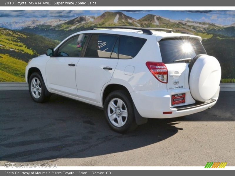Super White / Sand Beige 2010 Toyota RAV4 I4 4WD