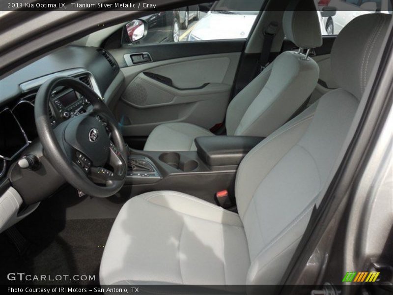 Titanium Silver Metallic / Gray 2013 Kia Optima LX