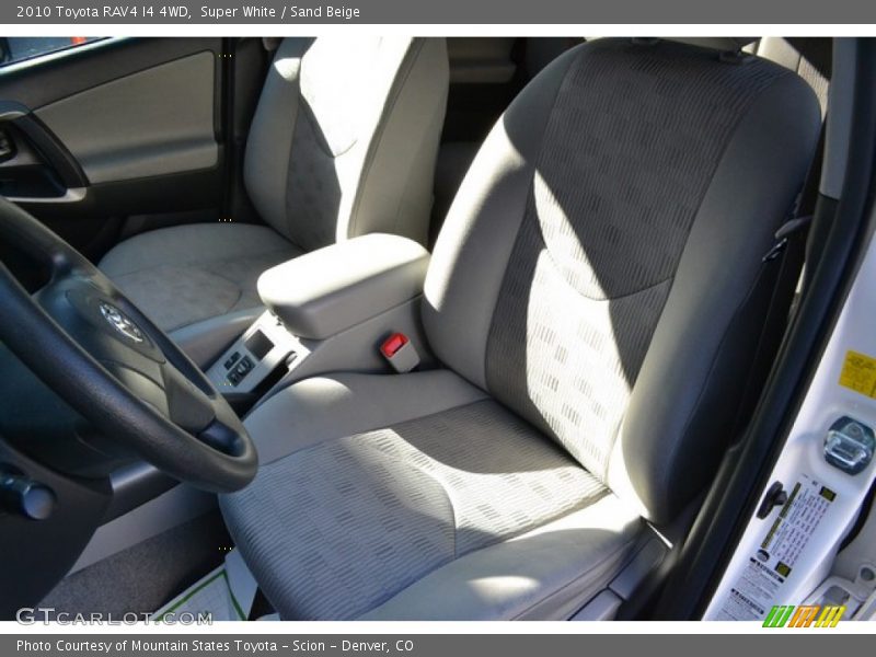 Super White / Sand Beige 2010 Toyota RAV4 I4 4WD