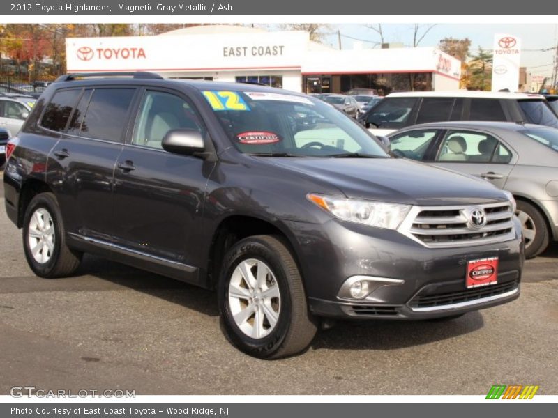 Magnetic Gray Metallic / Ash 2012 Toyota Highlander