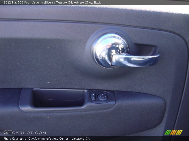 Argento (Silver) / Tessuto Grigio/Nero (Grey/Black) 2012 Fiat 500 Pop