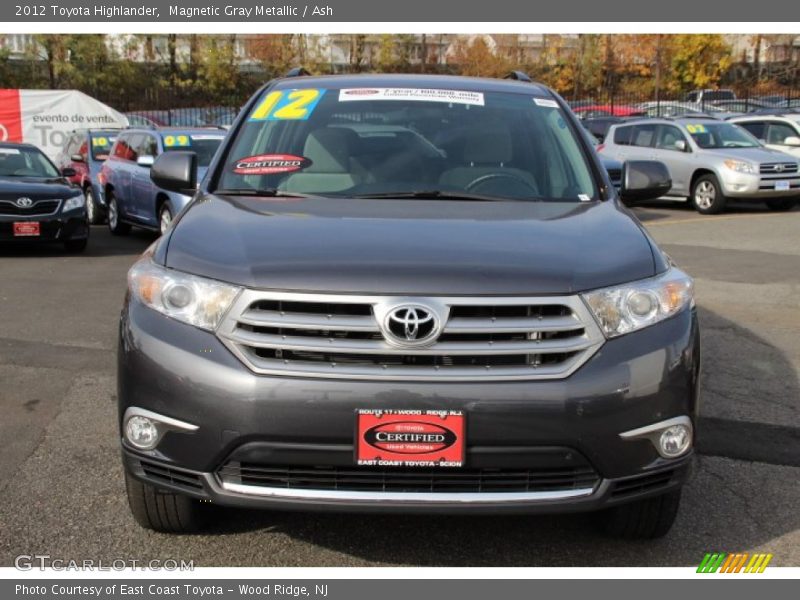Magnetic Gray Metallic / Ash 2012 Toyota Highlander