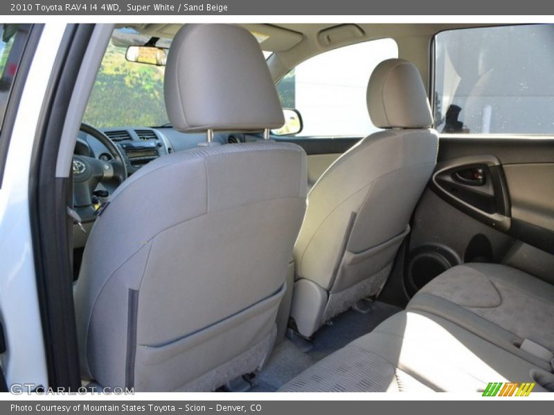 Super White / Sand Beige 2010 Toyota RAV4 I4 4WD
