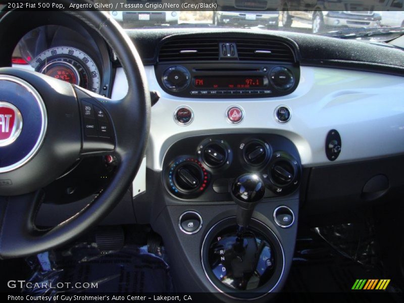 Argento (Silver) / Tessuto Grigio/Nero (Grey/Black) 2012 Fiat 500 Pop