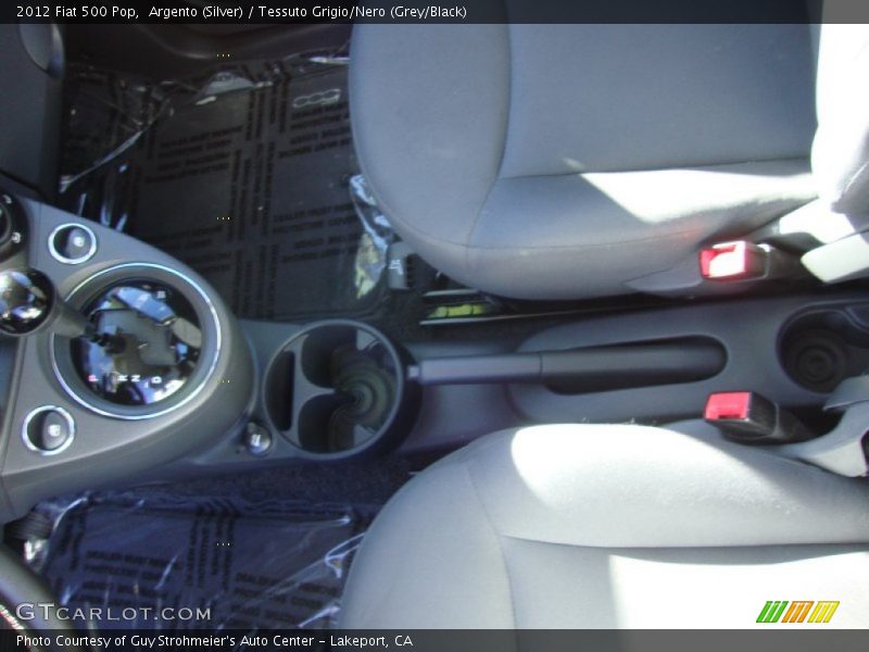 Argento (Silver) / Tessuto Grigio/Nero (Grey/Black) 2012 Fiat 500 Pop