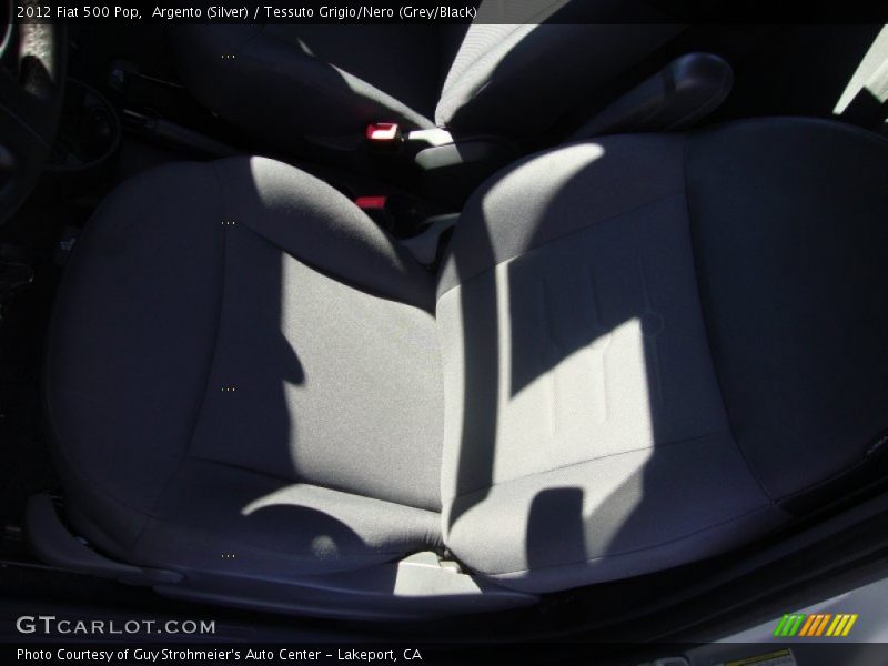Argento (Silver) / Tessuto Grigio/Nero (Grey/Black) 2012 Fiat 500 Pop