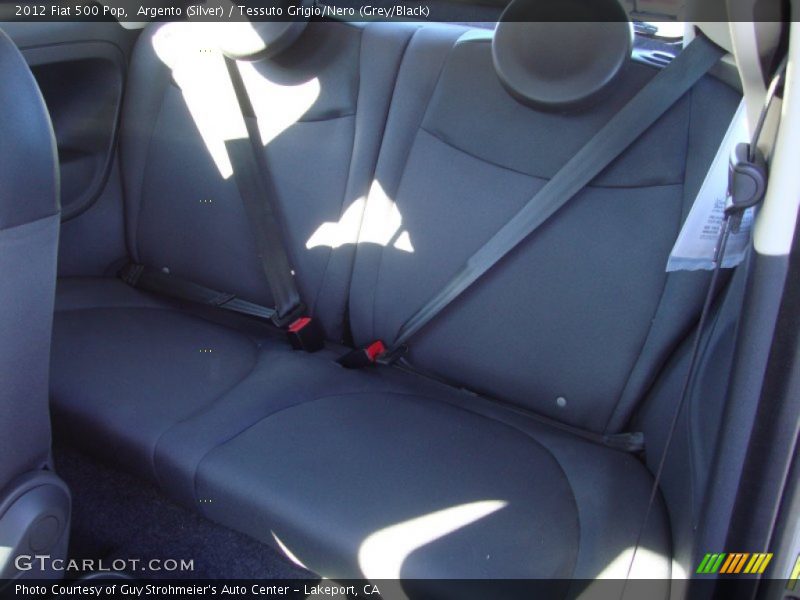 Argento (Silver) / Tessuto Grigio/Nero (Grey/Black) 2012 Fiat 500 Pop