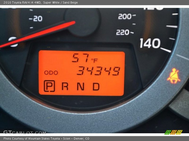 Super White / Sand Beige 2010 Toyota RAV4 I4 4WD