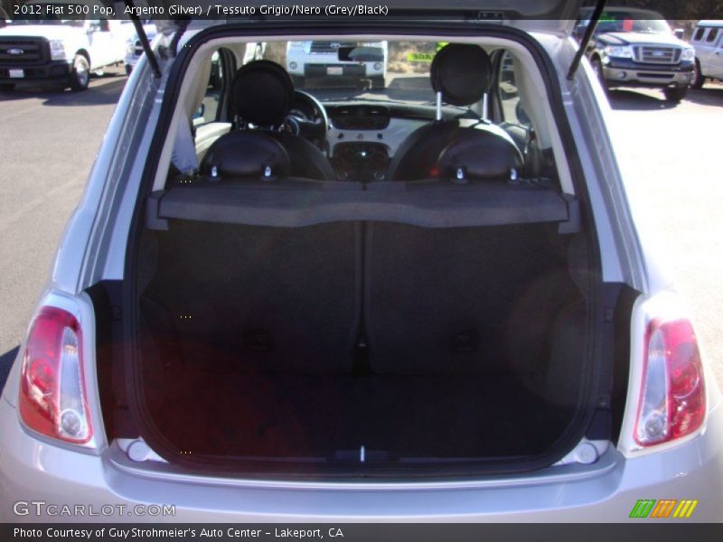Argento (Silver) / Tessuto Grigio/Nero (Grey/Black) 2012 Fiat 500 Pop
