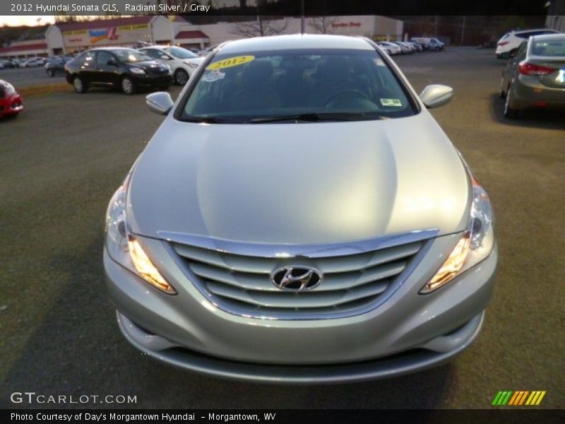 Radiant Silver / Gray 2012 Hyundai Sonata GLS
