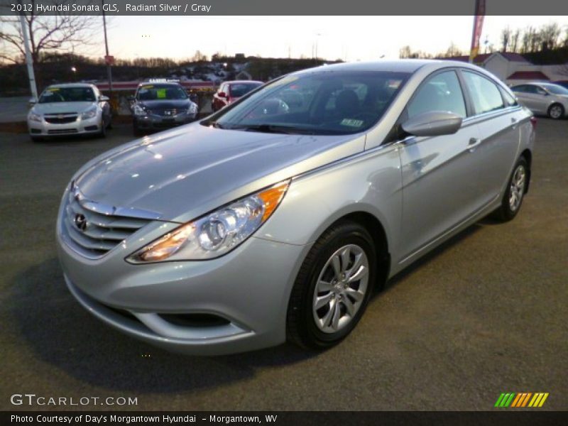 Radiant Silver / Gray 2012 Hyundai Sonata GLS