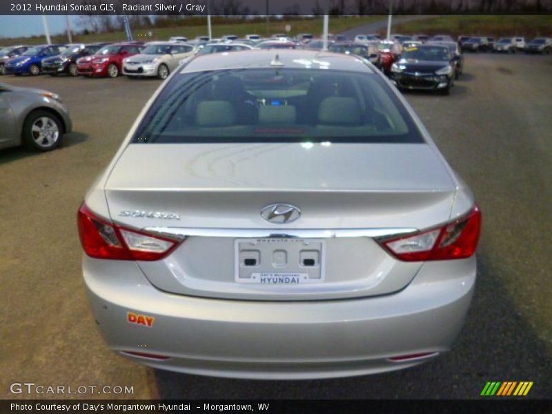 Radiant Silver / Gray 2012 Hyundai Sonata GLS