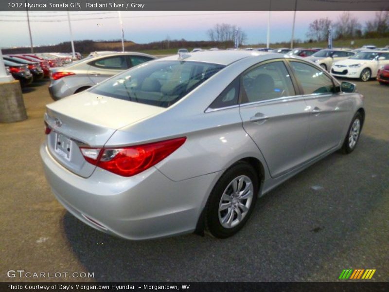 Radiant Silver / Gray 2012 Hyundai Sonata GLS