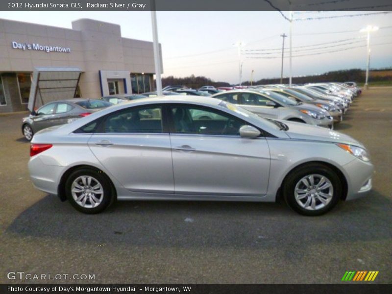 Radiant Silver / Gray 2012 Hyundai Sonata GLS