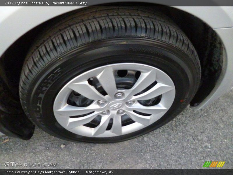 Radiant Silver / Gray 2012 Hyundai Sonata GLS