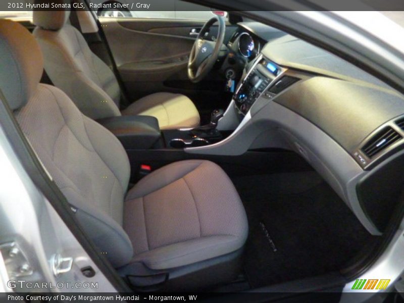 Radiant Silver / Gray 2012 Hyundai Sonata GLS