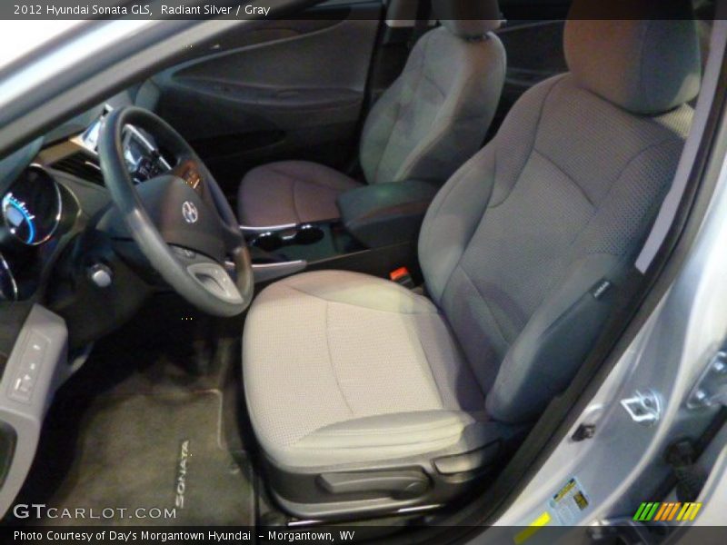 Radiant Silver / Gray 2012 Hyundai Sonata GLS