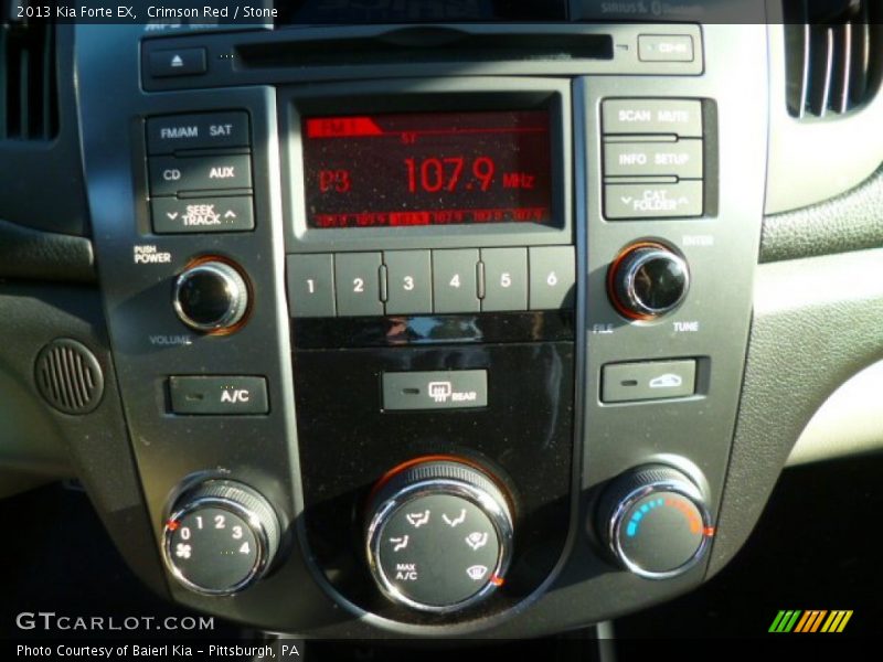 Crimson Red / Stone 2013 Kia Forte EX