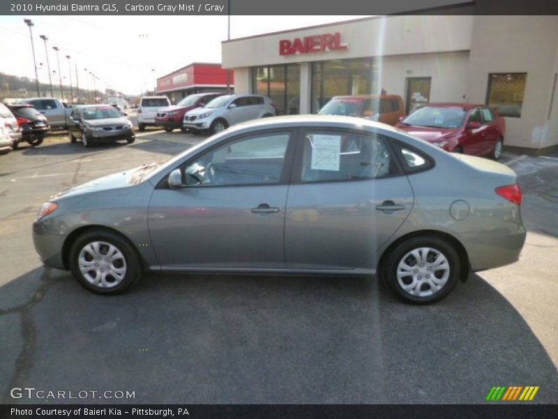Carbon Gray Mist / Gray 2010 Hyundai Elantra GLS