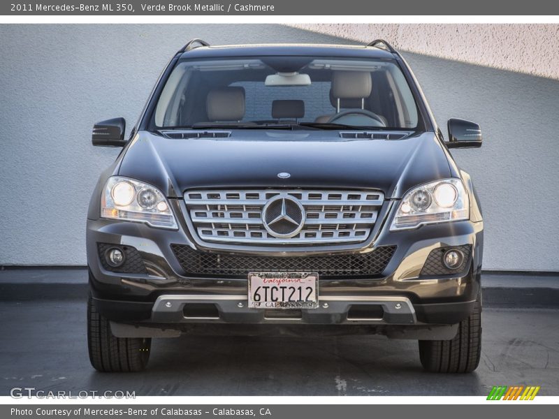 Verde Brook Metallic / Cashmere 2011 Mercedes-Benz ML 350