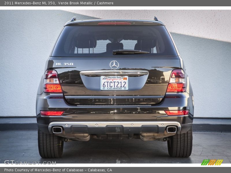 Verde Brook Metallic / Cashmere 2011 Mercedes-Benz ML 350