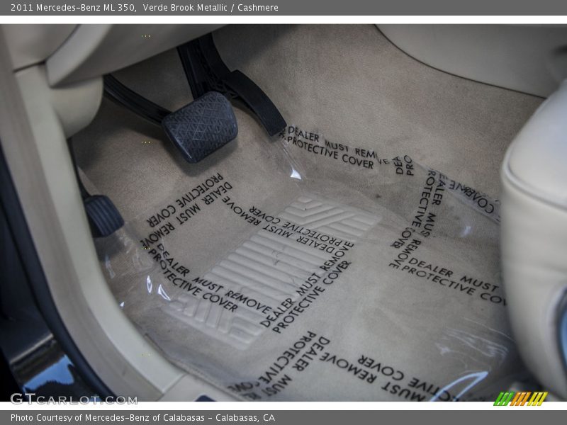 Verde Brook Metallic / Cashmere 2011 Mercedes-Benz ML 350