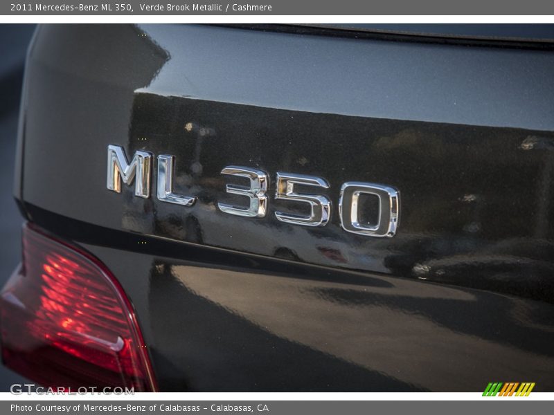 Verde Brook Metallic / Cashmere 2011 Mercedes-Benz ML 350
