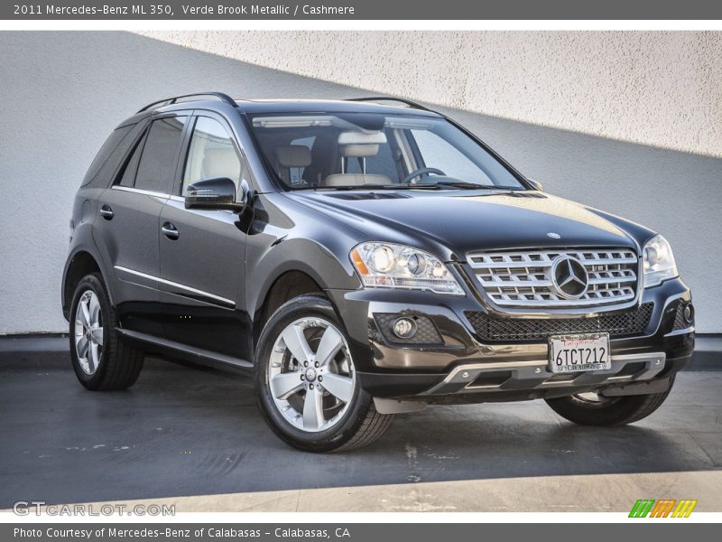 Verde Brook Metallic / Cashmere 2011 Mercedes-Benz ML 350