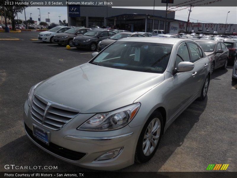 Platinum Metallic / Jet Black 2013 Hyundai Genesis 3.8 Sedan
