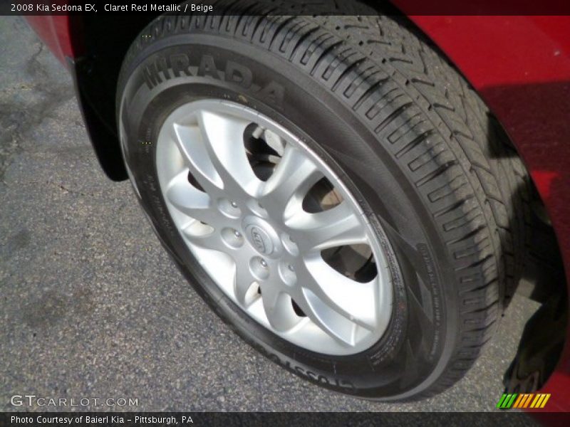 Claret Red Metallic / Beige 2008 Kia Sedona EX