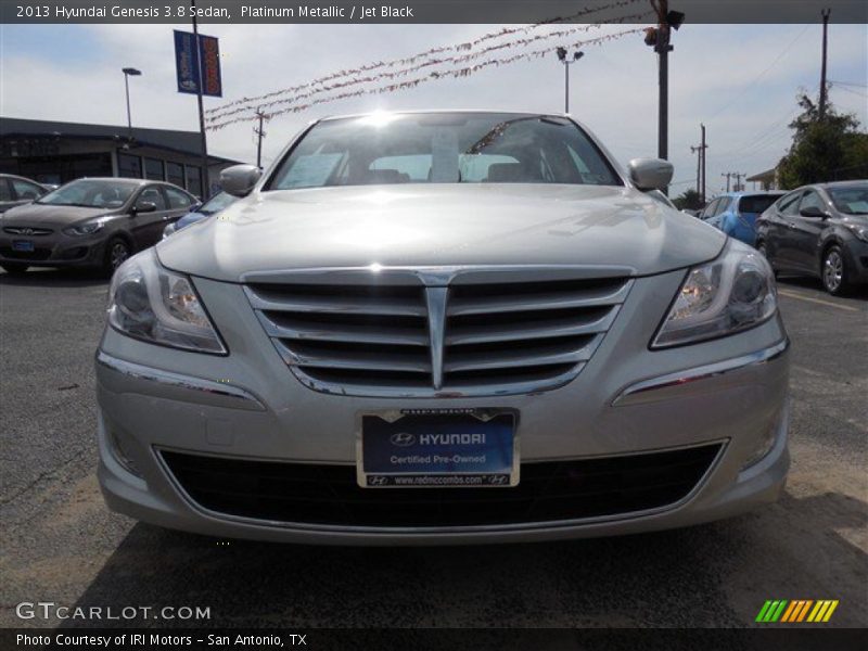 Platinum Metallic / Jet Black 2013 Hyundai Genesis 3.8 Sedan