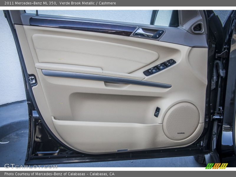 Verde Brook Metallic / Cashmere 2011 Mercedes-Benz ML 350