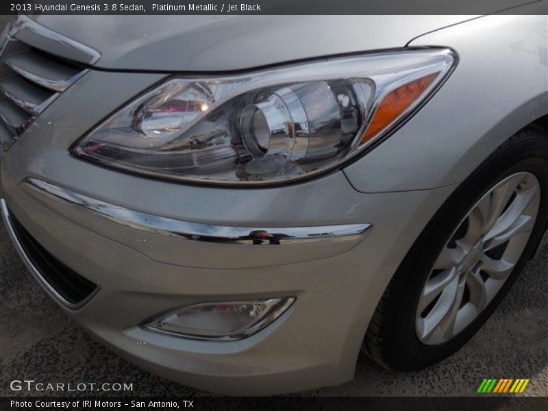 Platinum Metallic / Jet Black 2013 Hyundai Genesis 3.8 Sedan