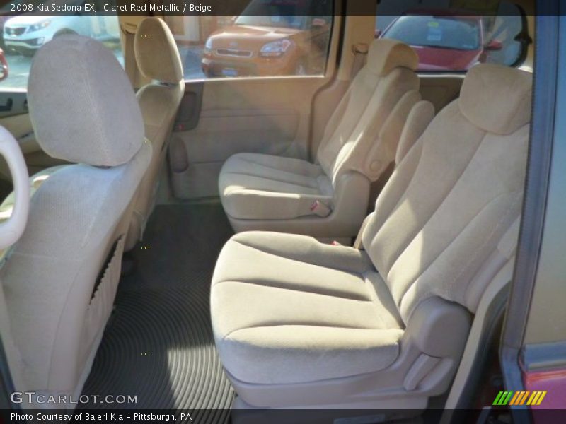 Claret Red Metallic / Beige 2008 Kia Sedona EX