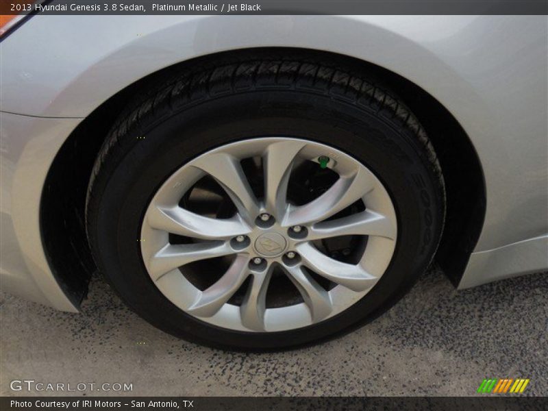 Platinum Metallic / Jet Black 2013 Hyundai Genesis 3.8 Sedan