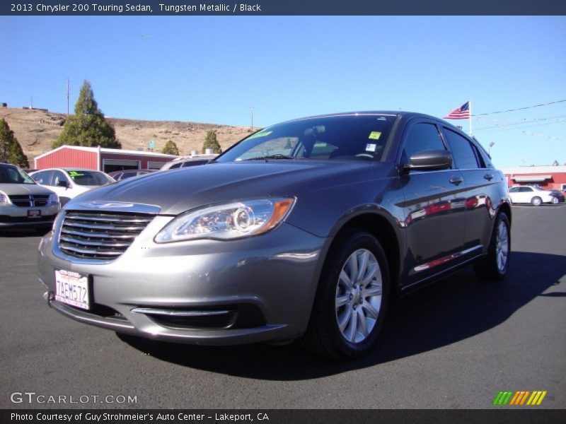 Tungsten Metallic / Black 2013 Chrysler 200 Touring Sedan