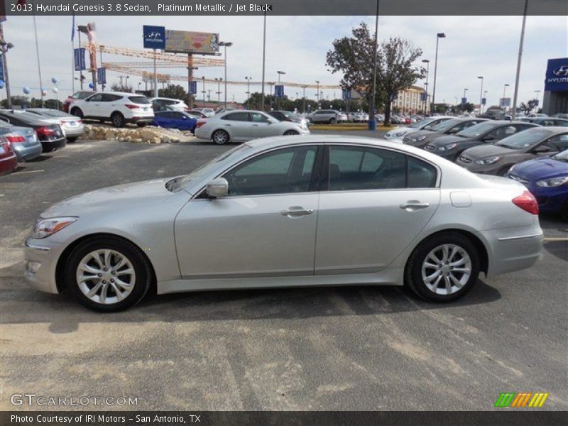 Platinum Metallic / Jet Black 2013 Hyundai Genesis 3.8 Sedan