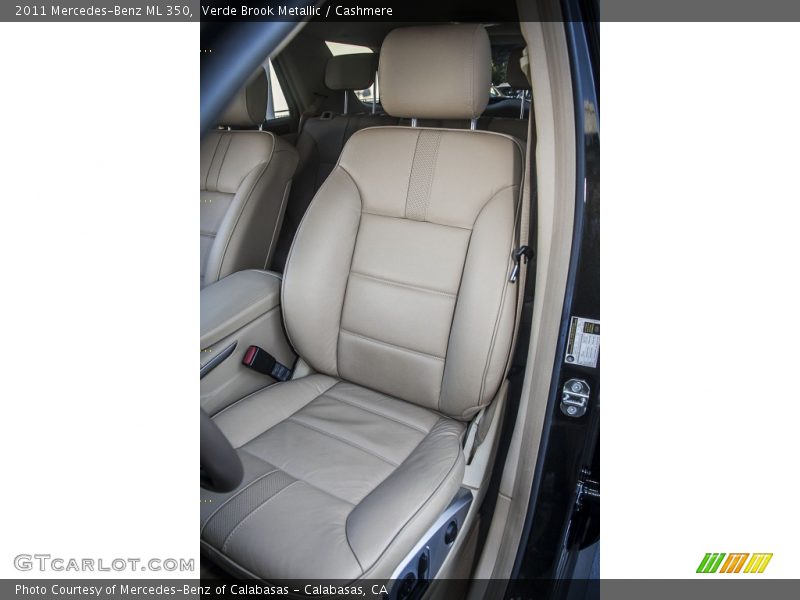 Verde Brook Metallic / Cashmere 2011 Mercedes-Benz ML 350