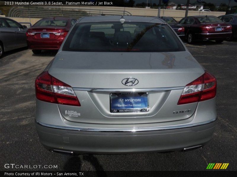 Platinum Metallic / Jet Black 2013 Hyundai Genesis 3.8 Sedan