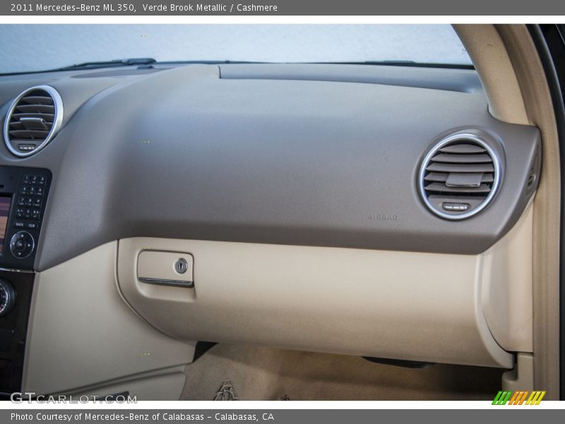 Verde Brook Metallic / Cashmere 2011 Mercedes-Benz ML 350