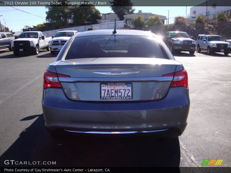 Tungsten Metallic / Black 2013 Chrysler 200 Touring Sedan