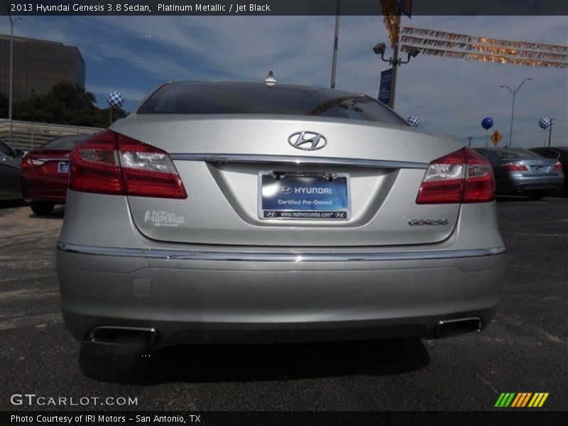 Platinum Metallic / Jet Black 2013 Hyundai Genesis 3.8 Sedan