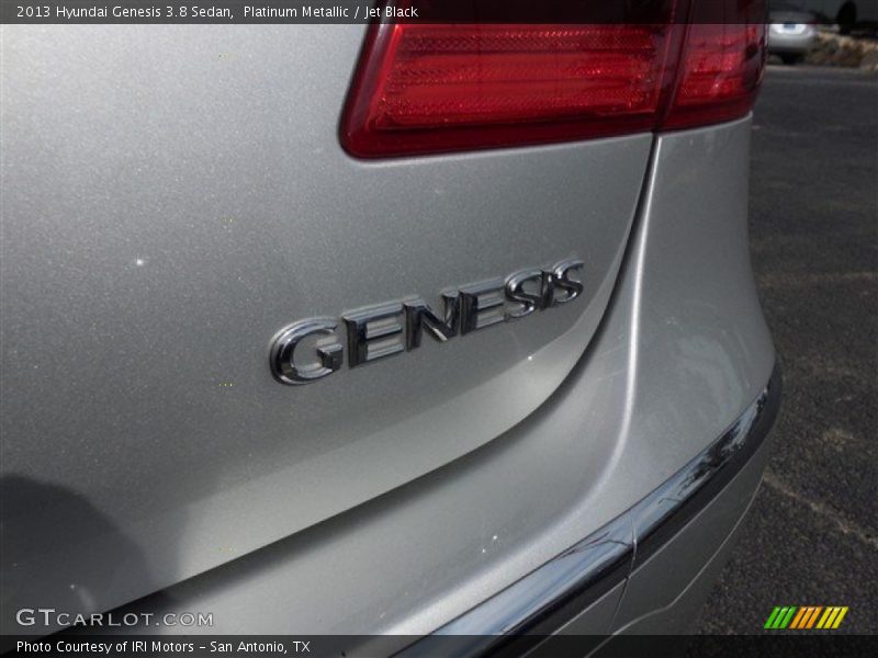 Platinum Metallic / Jet Black 2013 Hyundai Genesis 3.8 Sedan
