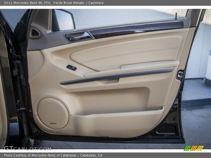 Verde Brook Metallic / Cashmere 2011 Mercedes-Benz ML 350