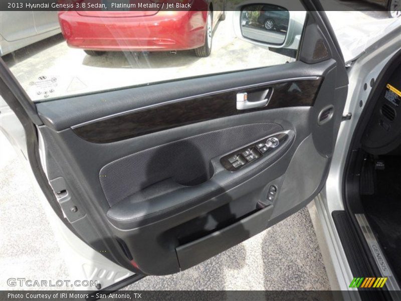 Platinum Metallic / Jet Black 2013 Hyundai Genesis 3.8 Sedan