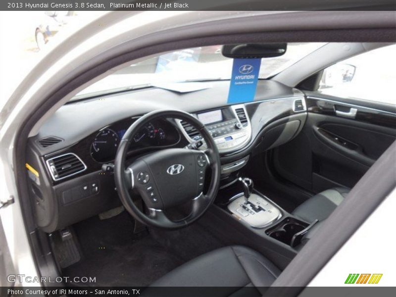 Platinum Metallic / Jet Black 2013 Hyundai Genesis 3.8 Sedan