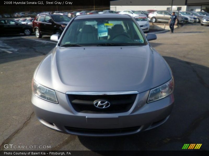 Steel Gray / Gray 2008 Hyundai Sonata GLS